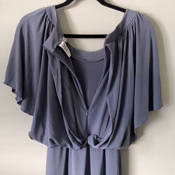 Marc Bouwer Knit Steel Blue Jumpsuit with Blouson Top | xxs - Picture 7 of 9